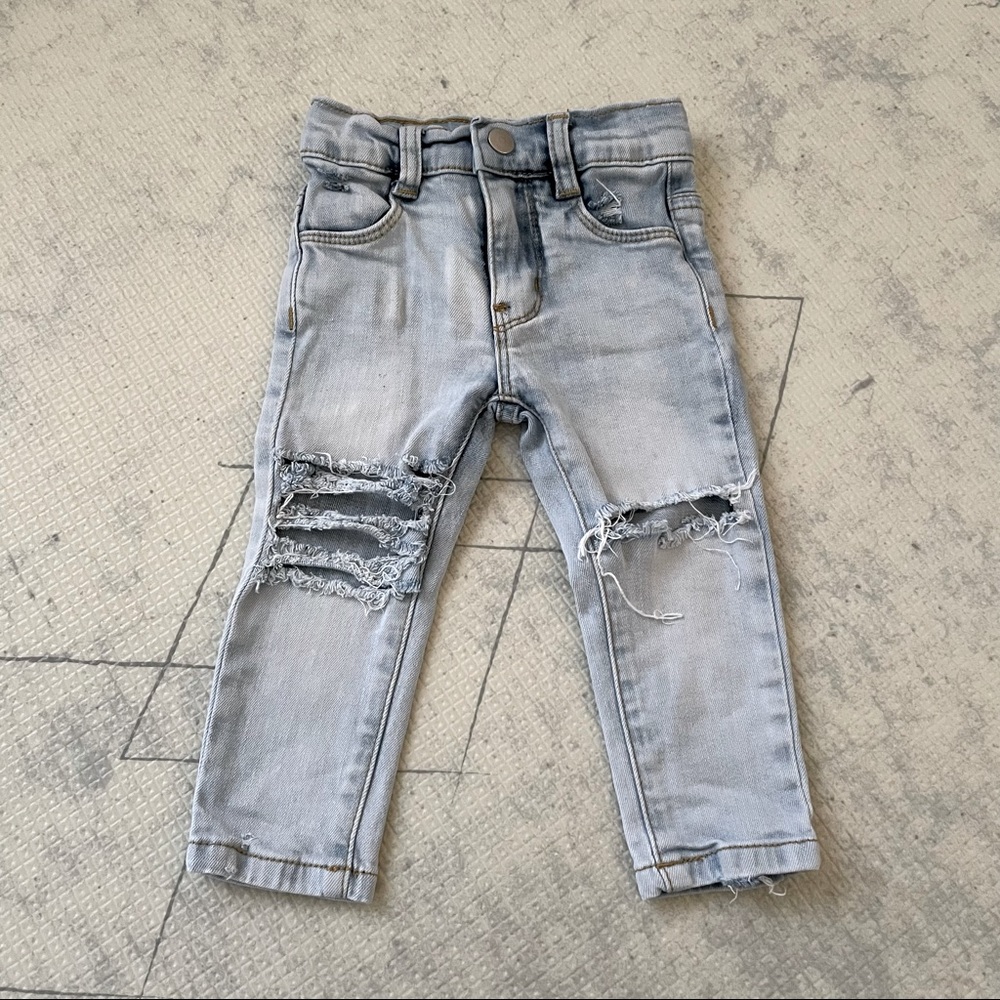 TATTRD Threads | distressed toddler jeans